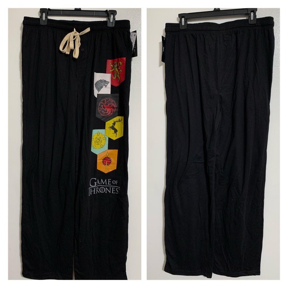 Game of thrones men’s pajamas black sleep pant